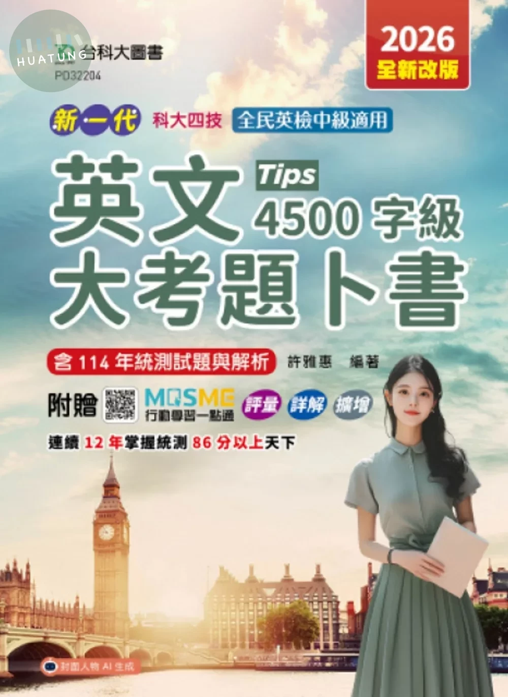 英文大考題卜書(Tips)4500字級-2026年(全新改版)-新一代-科大四技附贈MOSME行動學習一點通：評量．詳 (13版)